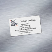 Aangepaste Trucking Trucks Vervoer Bedrijfswagen Magnetisch Visitekaartje (Voorbeeld)