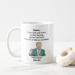 Aangepaste Trump Coffee-Mok voor katten Mam jouw n Koffiemok