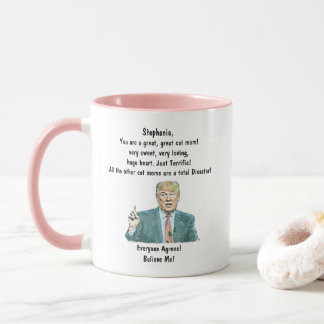 Aangepaste Trump Coffee-Mok voor katten Mam jouw n Mok