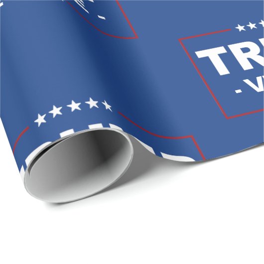 Aangepaste Trump Vice President 2024 Cadeaupapier (Rol Hoek)