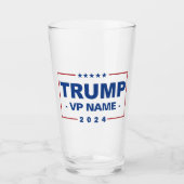 Aangepaste Trump Vice President 2024 Glas (Voorkant)