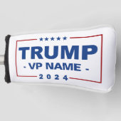 Aangepaste Trump Vice President 2024 Golfheadcover (Voorkant)