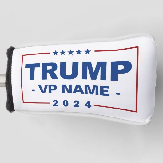 Aangepaste Trump Vice President 2024 Golfheadcover (Voorkant)