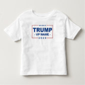 Aangepaste Trump Vice President 2024 Kinder Shirts (Voorkant)