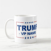 Aangepaste Trump Vice President 2024 Koffiemok (Links)