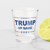 Aangepaste Trump Vice President 2024 Shot Glas (Voorkant)