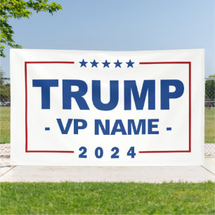 Aangepaste Trump Vice President 2024 Spandoek