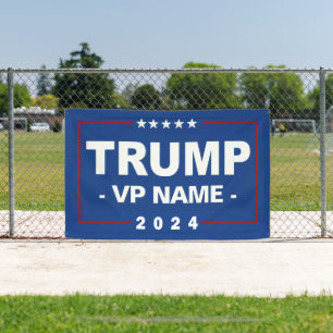 Aangepaste Trump Vice President 2024 Spandoek