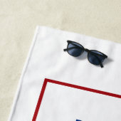 Aangepaste Trump Vice President 2024 Strandlaken (In situ)