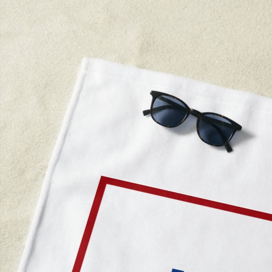 Aangepaste Trump Vice President 2024 Strandlaken (In situ)