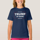 Aangepaste Trump Vice President 2024 T-shirt (Voorkant)