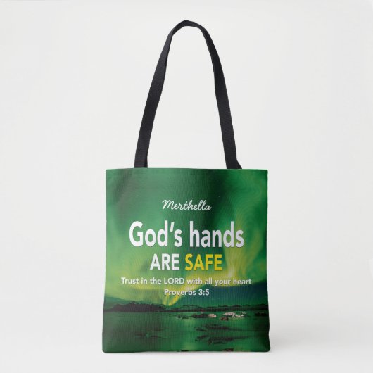 AANGEPASTE TRUST OP DE LORD TOTE BAG (Voorkant)