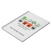 Aangepaste tuindagbladen voor citaten notitieboek (Linkerzijde)