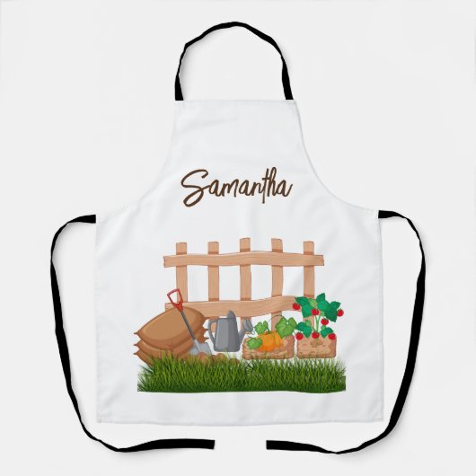 Aangepaste tuinders schort (Voorkant)