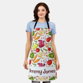 Aangepaste Tuinieren Groente Schort (Gedragen)