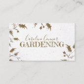 Aangepaste tuinontwerp en installatieservice visitekaartje (Voorkant)
