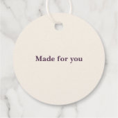 Aangepaste Tuinproductlabels | Verse Geoogste Voed Bedankjes Labels (Achterkant)