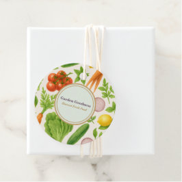 Aangepaste Tuinproductlabels | Verse Geoogste Voed Bedankjes Labels