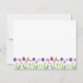 Aangepaste Tulip Note Card Notitiekaartje (Achterkant)