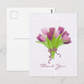 Aangepaste tulpen briefkaart (Voorkant / Achterkant)