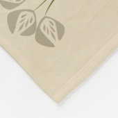 Aangepaste tulpen fleece deken (Hoek)