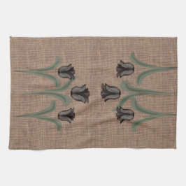 Aangepaste tulpen theedoek