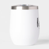 Aangepaste Tumbler, beker met eigen naam, Geperson (Voorkant)