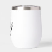 Aangepaste Tumbler, beker met eigen naam, Geperson (Achterkant)