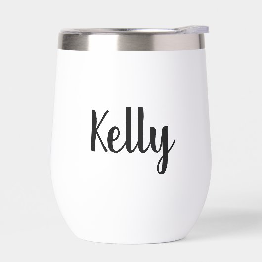 Aangepaste Tumbler, beker met eigen naam, Geperson (Links)