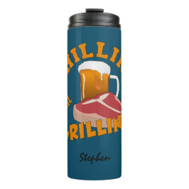 Aangepaste tumbler voor koelen en grillen thermosbeker