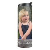 Aangepaste tumblers met Afbeeldingen en namen, Thermosbeker (Gedraaid links)