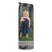 Aangepaste tumblers met Afbeeldingen en namen, Thermosbeker (Geroteerd rechts)