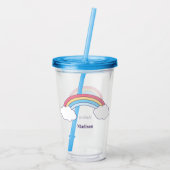 Aangepaste tumoren voor Rainbow Sky Acryl Drinkbeker (Achterkant)