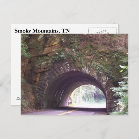 Aangepaste tunnel van het Briefkaart van de Smoky (Voorkant / Achterkant)