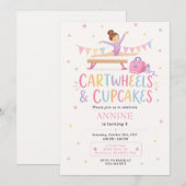 Aangepaste Turn Cupcake Verjaardag Kaart (Voorkant / Achterkant)