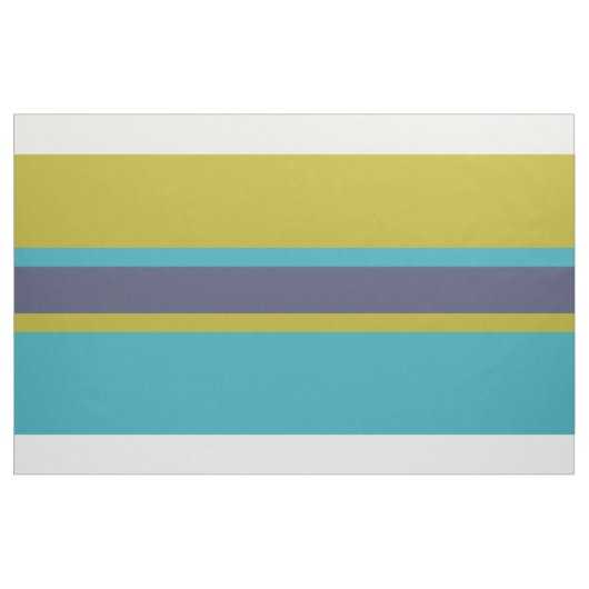 Aangepaste turquoise-, blauwe en Limoen Stripes-st Stof (Yard (91,4 cm))