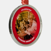 Aangepaste TUSKEGEE AIRMEN DAAG Metalen Ornament (Rechts)