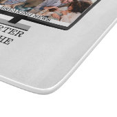 Aangepaste tv na het jaar grappige vader 2 foto snijplank (Hoek)