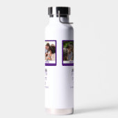 Aangepaste tv na het jaar grappige vader 2 foto waterfles (Links)