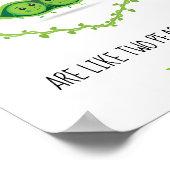 Aangepaste "twee erwten in een peul" 2 mannetjes s poster (Hoek)