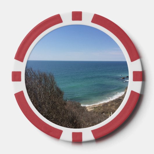 Aangepaste twee foto afbeelding afbeelding geperso poker chips (Voorkant)