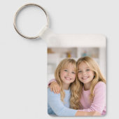 Aangepaste twee foto dubbelzijdige aluminium sleutelhanger (Voorkant)