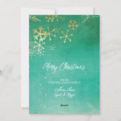 Aangepaste twee foto Kerstmis Feestdagenkaart (Achterkant)