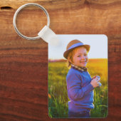 Aangepaste twee foto sleutelhanger (Voorkant)