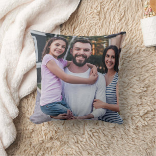 Aangepaste twee foto's Decoratieve Sierkussennen F Kussen