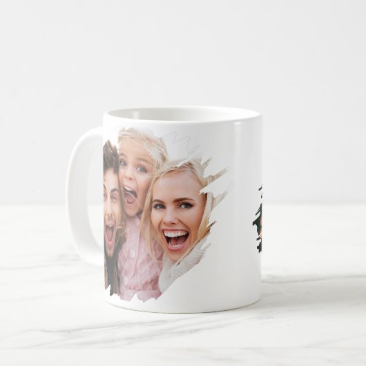 Aangepaste twee foto's koffiemok (Voorkant links)