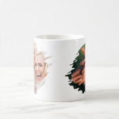 Aangepaste twee foto's koffiemok (Center)