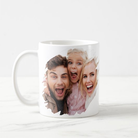 Aangepaste twee foto's koffiemok (Links)