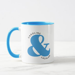 Aangepaste Twee-Tonen Huwelijksjubileum Cadeau Mok