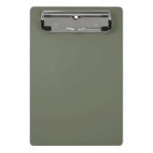 Aangepaste twee-tonige groene Glitter Base Mini Kl Klembord (Voorkant)
